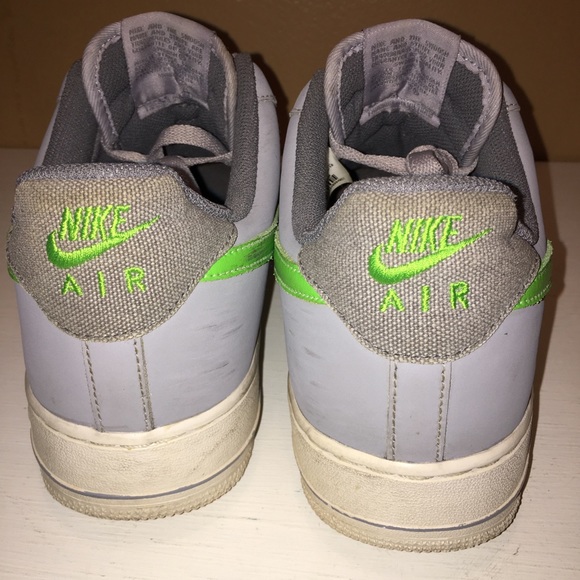 Nike Air force 1 Low Wolf Grey Green Size 11 - Picture 7 of 8